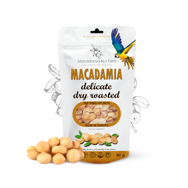 DRY ROSTED MACADAMIANÖTTER 80g