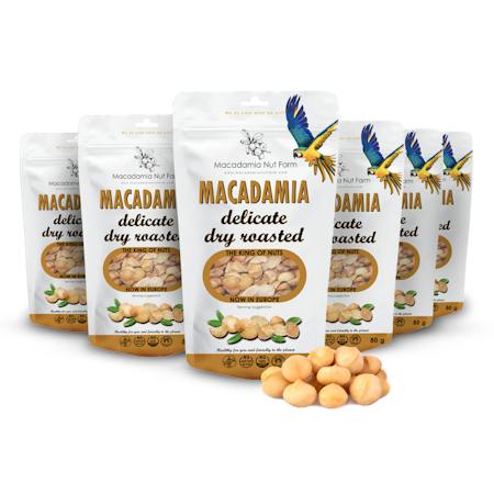 DRY ROSTED MACADAMIANÖTTER 150 g