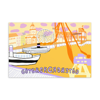 Göteborg Sunrise Standard Postcard - 4″×6″