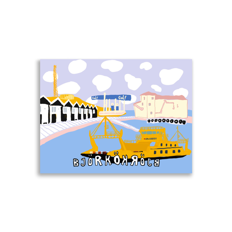 Björkö Summerday Poster - 30×40 cm