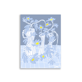 Blue Anemone, Poster - 30×40 cm