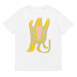 Happy Cheetah Organic Cotton T-shirt Unisex