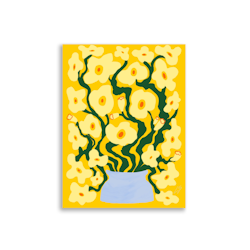 Yellow Yellow Poppies Poster