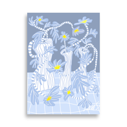Blue Hepatica Poster