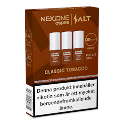 Salt Nexi Classic Tobacco 20mg/ml - 3 Pods