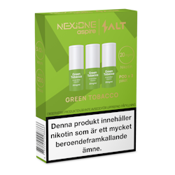 Salt Nexi Green Tobacco 20mg/ml - 3 Pods