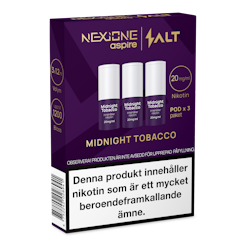 Salt Nexi Midnight Tobacco 20mg/ml - 3 Pods
