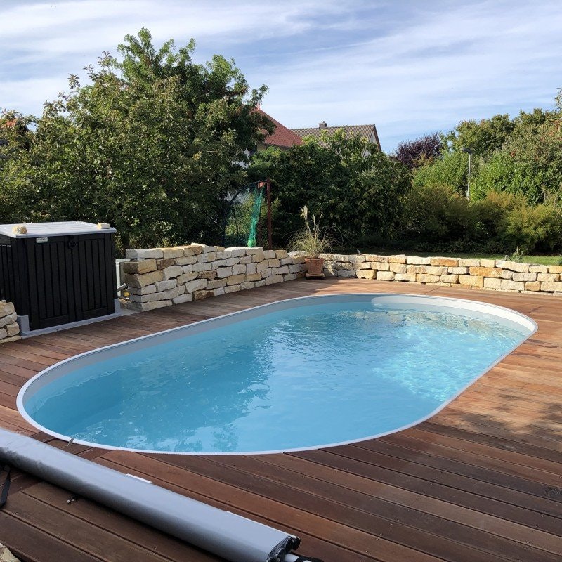 Vit poolfärg | Glasfiber