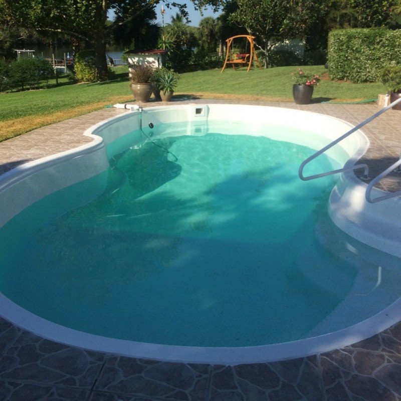Vit poolfärg | Glasfiber