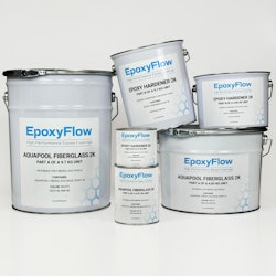 Poolfärg Glasfiber 2K
