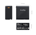 SMALLRIG 4469 Camera Battery USB-C Rechargable NP-F970 Black Batteri