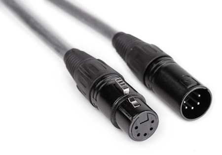 DMX-kabel Admiral, 5-pol 1m