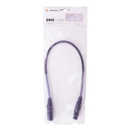 DMX-kabel Admiral, 5-pol 1m