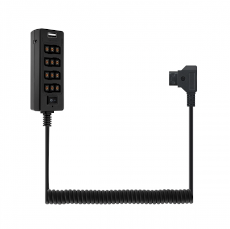 D-Tap splitters 100cm Multifunctional D-Tap Adapter Cable for V Mount Battery with USB Interface DC port