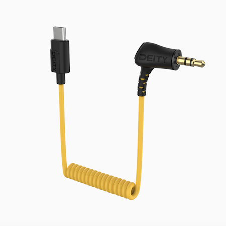 Deity C21  3.5 TRS To USB-C Coiled Audio Cable C21