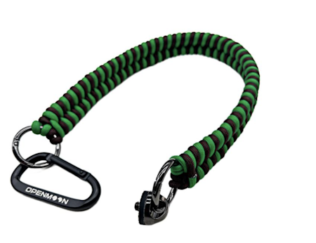 OPENMOON Woven lanyard Lanyard green&brown 50cm / Tejpsling