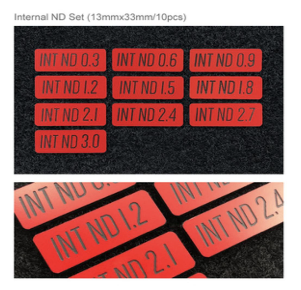 Filter Tag  Internal ND Set