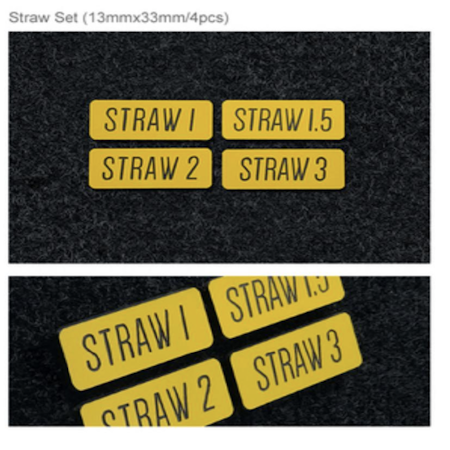 Filter Tag Straw Set