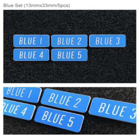 Filter Tag Blue Set