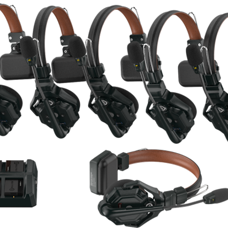 Hollyland Solidcom C1 Pro  Wireless Intercom System with 8 ENC headsets