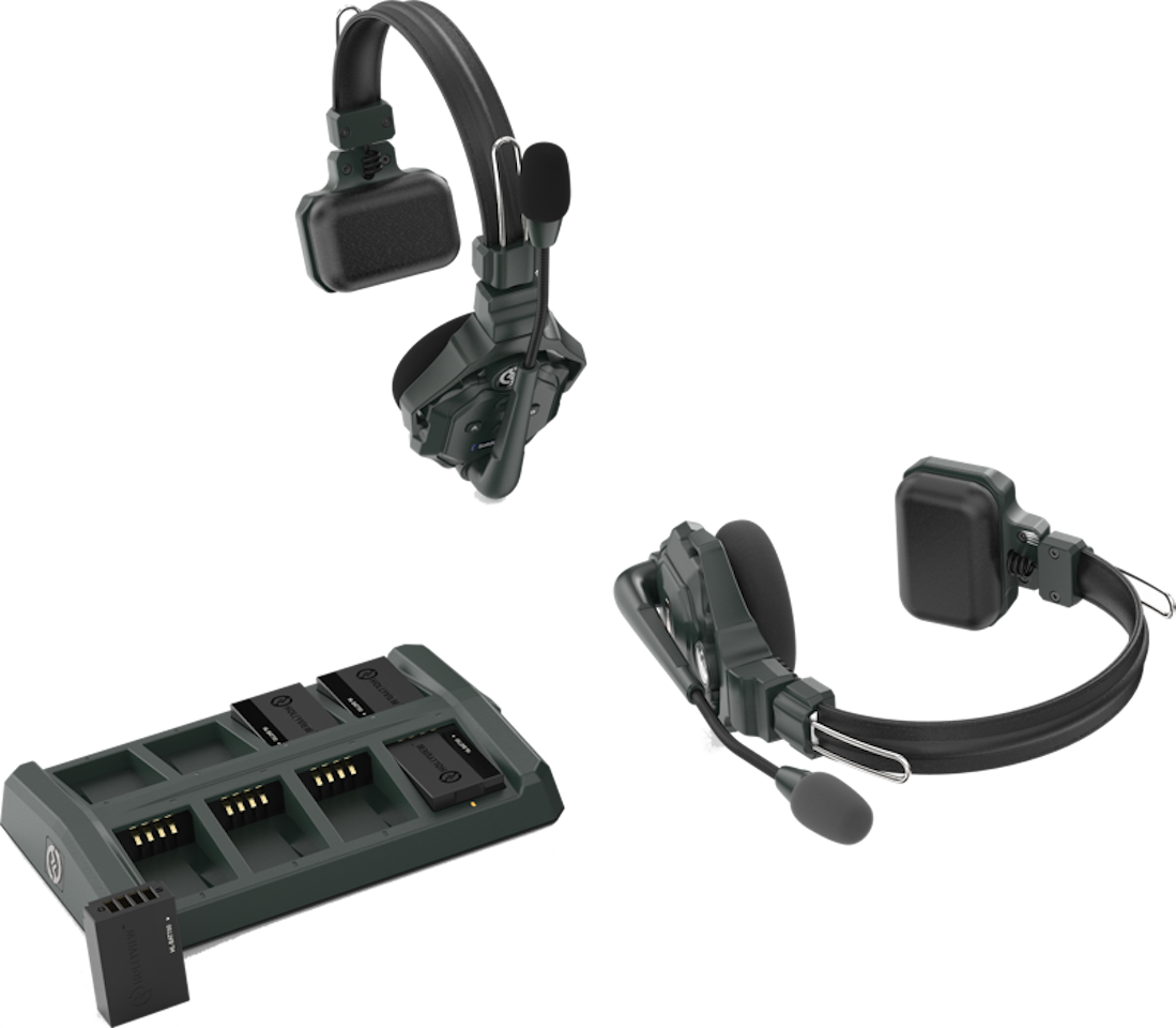 Hollyland Solidcom C1 Full Duplex Wireless Intercom System with 2 headsets