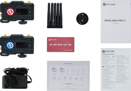 Hollyland Mars 400S Pro Ⅱ SDI/HDMI Wireless VideoTransmission System
