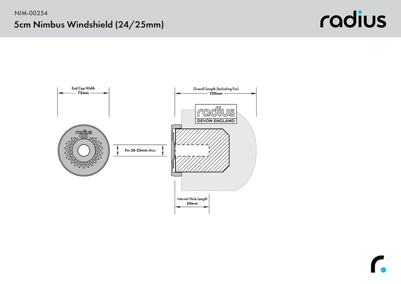 Radius 5cm Nimbus Windshield (24/25)