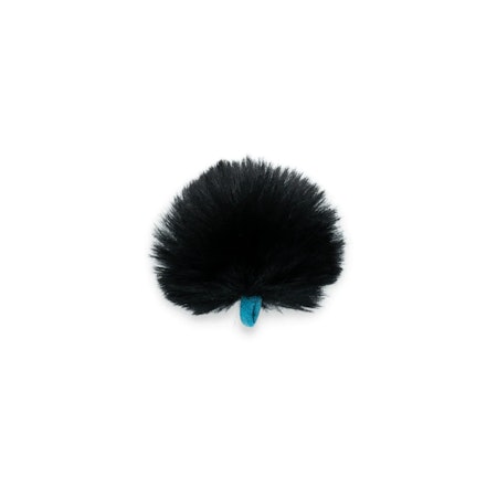 Radius Mini Urchin Lav windshield, Black (Single) passar DPA 4060 Puffskydd