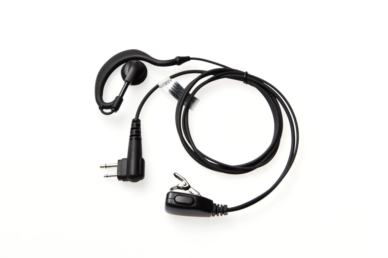 On Set Headsets G-Hook, Black for Motorola, G-shaped ear hook with double line PTT, Professional, discrete and comfortable, Flexible ear hanger, Clear sound with minimized external chatter.Introducing
