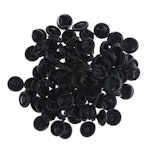 On Set Headsets MICROPHONE COVERS - BLACK - 25 PACK