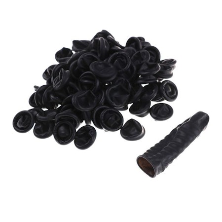 On Set Headsets MICROPHONE COVERS - BLACK - 25 PACK