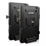 CORE Two Direct Connect V-moint Helix Plates for Aputure 600-series light ballasts(includes 2 mount plates)