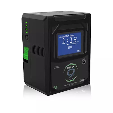 CORE Helix9max, 14.4v/28.8v, 98w battery pack, LCD and w/ ptap and USB, V-mt, 20A Max Load