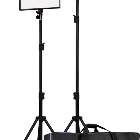 NANLITE LumiPad 25 LED 2 Light kit med stativ och väska
