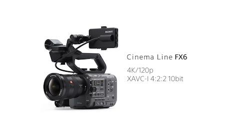 Sony FX6 4K FF E-mount Cinema Line Camera