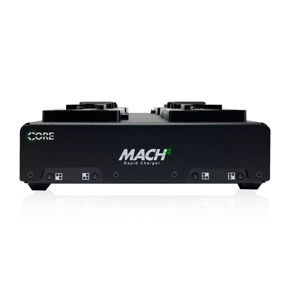 CORE Mach4 Four position charger , 4A rapid charge, V-mount