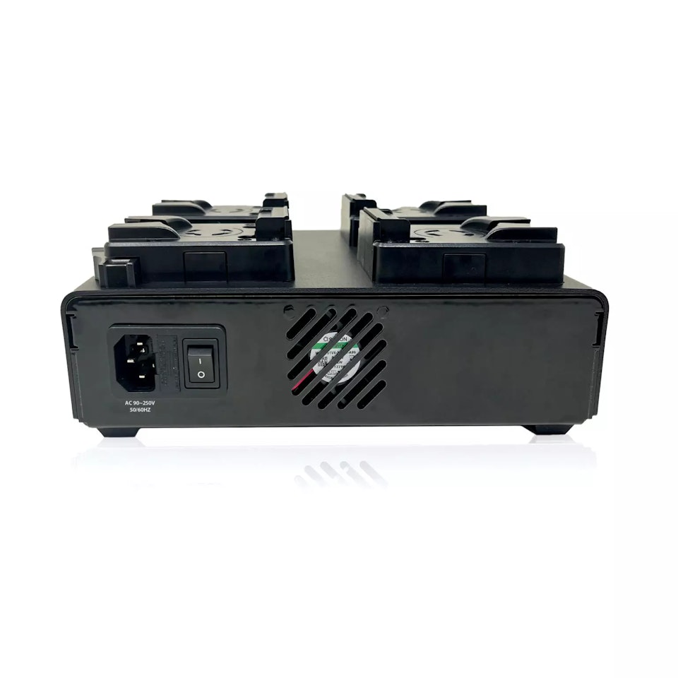 CORE FLEET Quad Mini Charger, 3A charge output per channel, V-mt Includes AC power cord