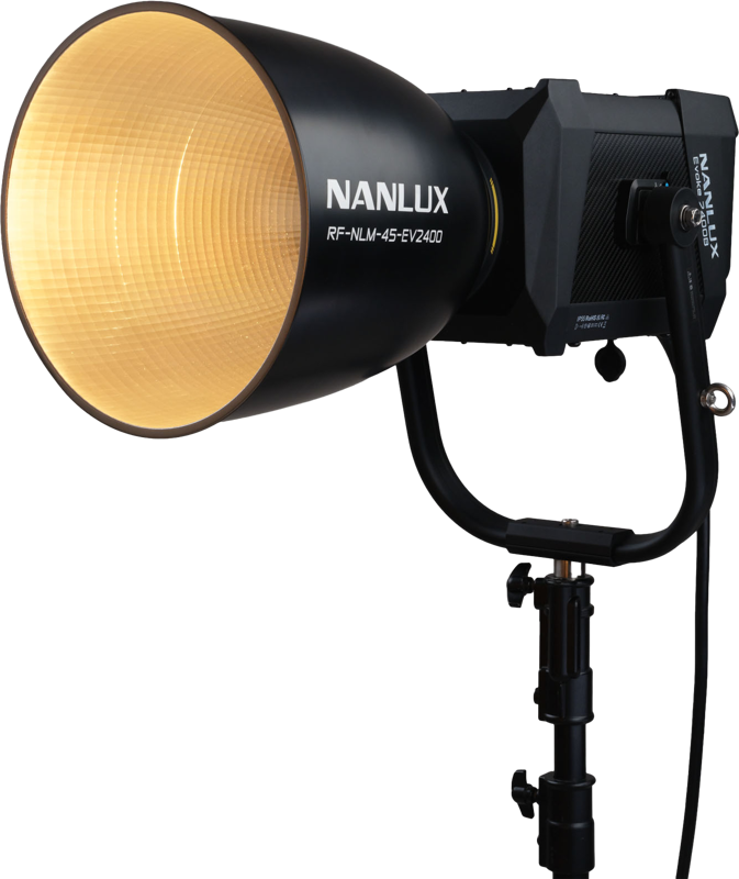 NANLUX Evoke 2400B Spot Light in Flight Case with 45° Reflector in soft bag