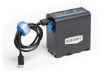 BLUESHAPE NPF970 battery compatible with Sony 7,2V 10050mAh 72Wh - 1USB output, 1 Micro USB charger input with LEDs info litio L