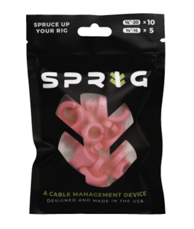 SPRIG Pink Value pack 10x 1/4-20 Sprigs + 5x 3/8-16 Big Sprigs