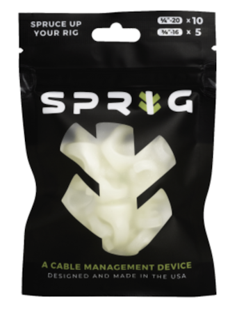 SPRIG Glow in the dark Value pack 10x 1/4-20 Sprigs + 5x 3/8-16 Big Sprig