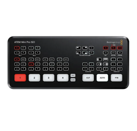 Blackmagic ATEM Mini Pro ISO HDMI Live Stream Switcher