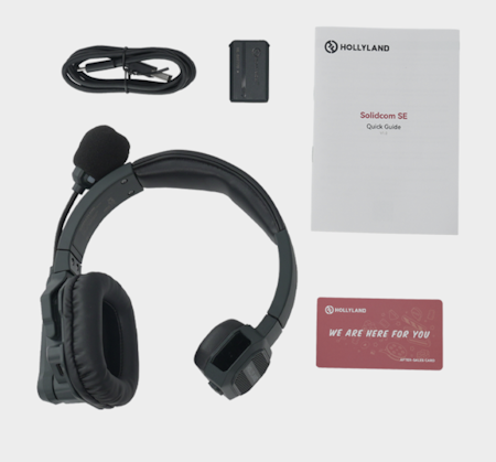 Hollyland Solidcom SE Wireless Stereo Remote Headset Single-Ear Version Fit for Solidcom SE