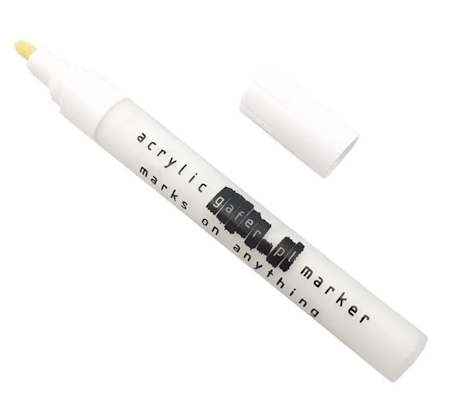 Gafer.pl Märkpenna Acrylic Marker VIT, White