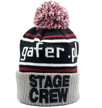 Gafer Stage Crew Pompom Beanie från GAFER.PL, GRÅ
