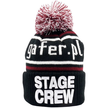 Gafer Stage Crew Pompom Beanie från GAFER.PL, SVART