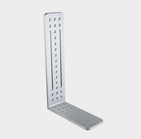 Kupo KS-1016C L-Cheese-Plate 10""(25.4cm)X 16""(40.6 cm) With 3/8"" Hole