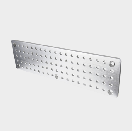Kupo KS-5520 5.5"X 20" Rectangle Cheeseplate (Aluminum)