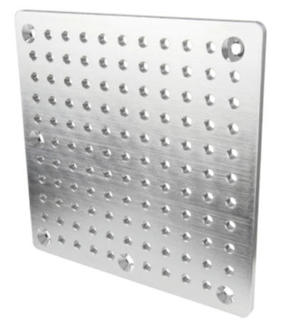 Kupo KS-1212 12"X12" Square Cheese Plate (Aluminum)
