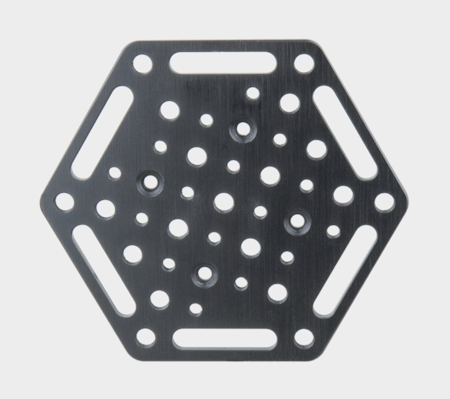Kupo KS-0406 Hex Cheese Plate For 6" Suction Cup
